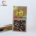 Customized logo Waterproof Adhesive hologram Small Sticker